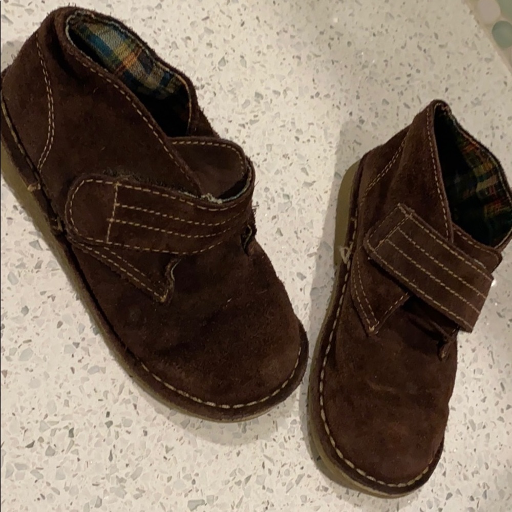 Little boys SONOMA brown suede boots